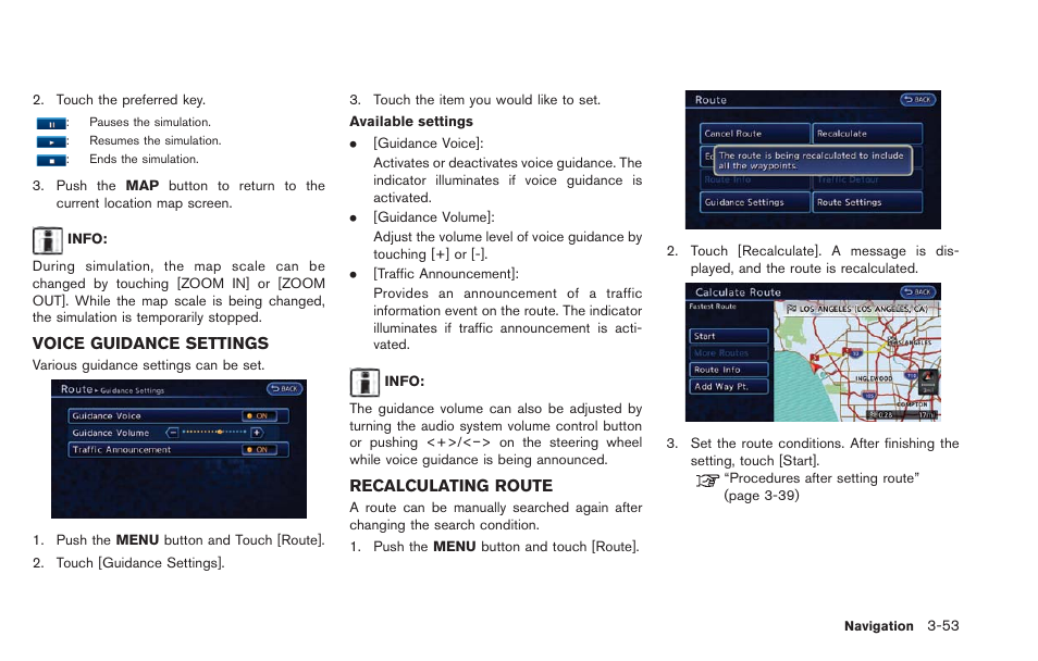 NISSAN 2013 LEAF - Navigation System Owner's Manual User Manual | Page 109 / 275