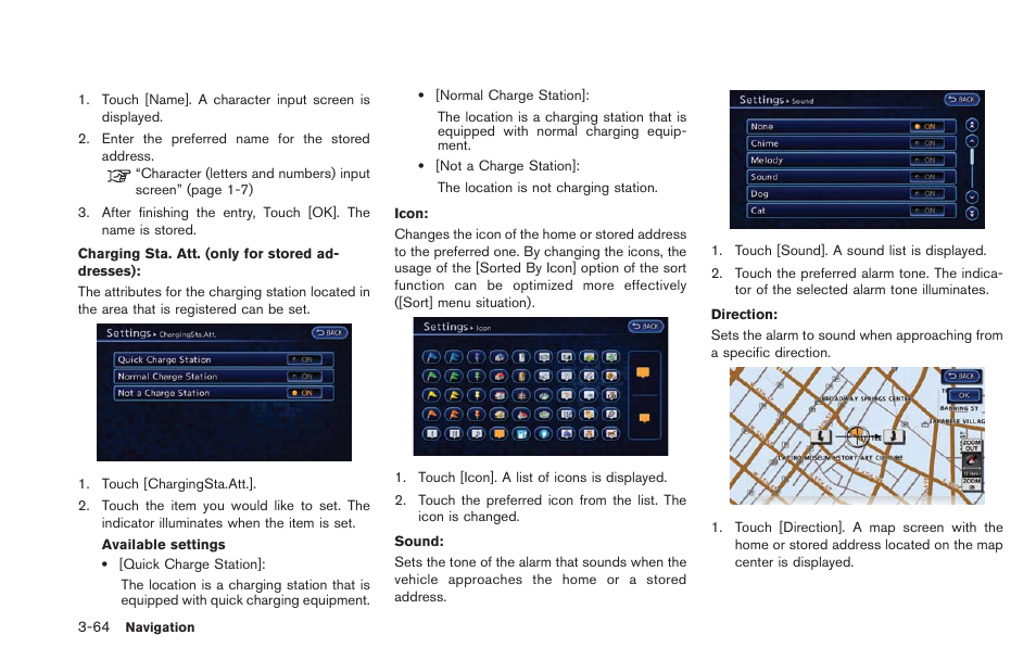 NISSAN 2013 LEAF - Navigation System Owner's Manual User Manual | Page 120 / 275