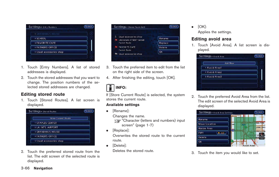 NISSAN 2013 LEAF - Navigation System Owner's Manual User Manual | Page 122 / 275