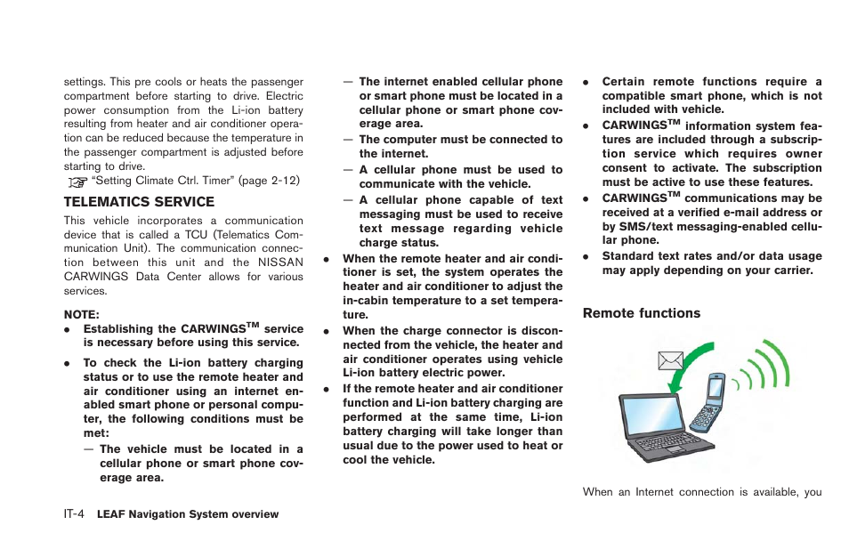NISSAN 2013 LEAF - Navigation System Owner's Manual User Manual | Page 18 / 275