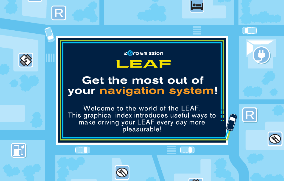 NISSAN 2013 LEAF - Navigation System Owner's Manual User Manual | Page 3 / 275