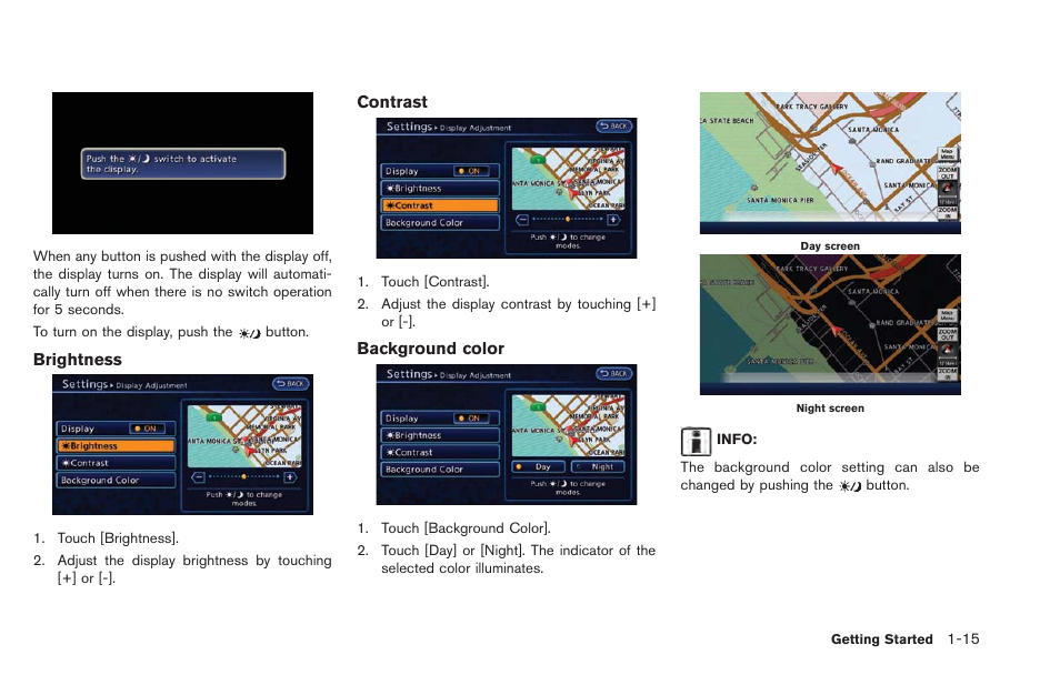 NISSAN 2013 LEAF - Navigation System Owner's Manual User Manual | Page 35 / 275
