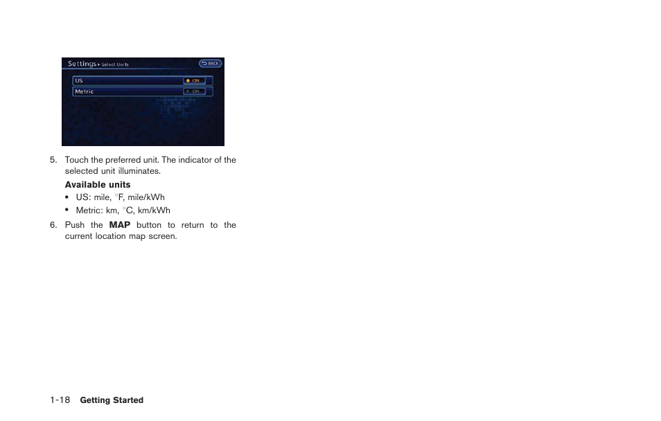 NISSAN 2013 LEAF - Navigation System Owner's Manual User Manual | Page 38 / 275