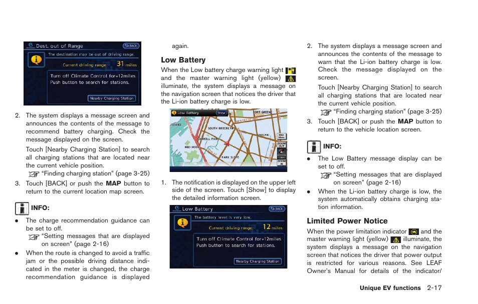 NISSAN 2013 LEAF - Navigation System Owner's Manual User Manual | Page 55 / 275