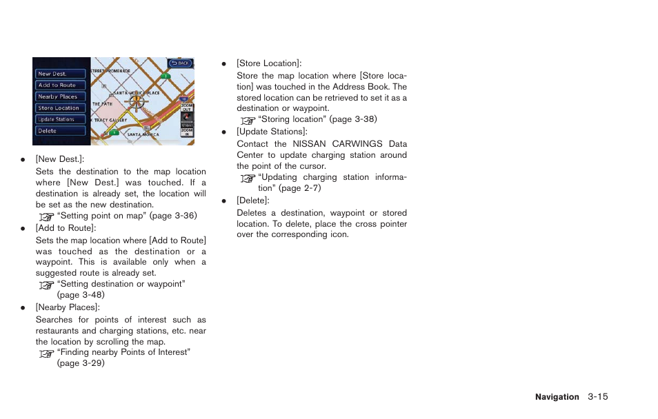 NISSAN 2013 LEAF - Navigation System Owner's Manual User Manual | Page 71 / 275