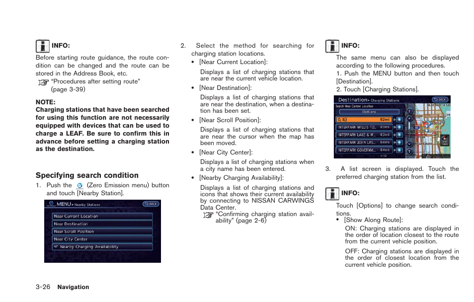 NISSAN 2013 LEAF - Navigation System Owner's Manual User Manual | Page 82 / 275