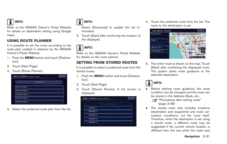 NISSAN 2013 LEAF - Navigation System Owner's Manual User Manual | Page 87 / 275