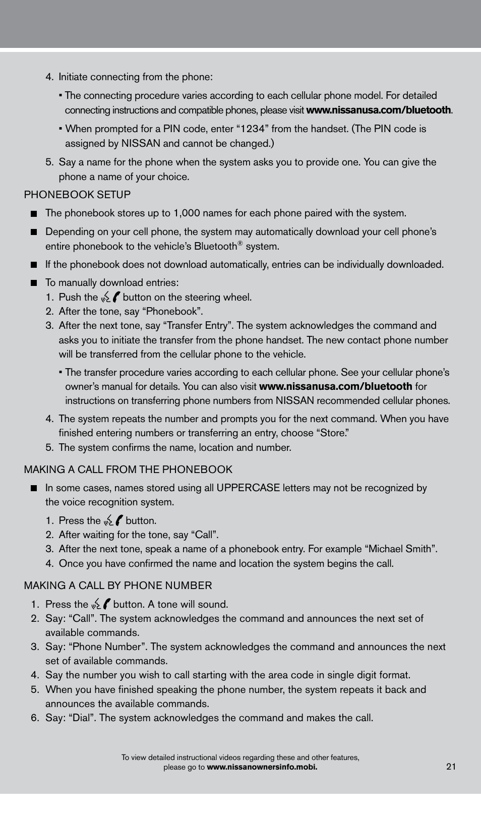 NISSAN 2013 LEAF - Quick Reference Guide User Manual | Page 23 / 28