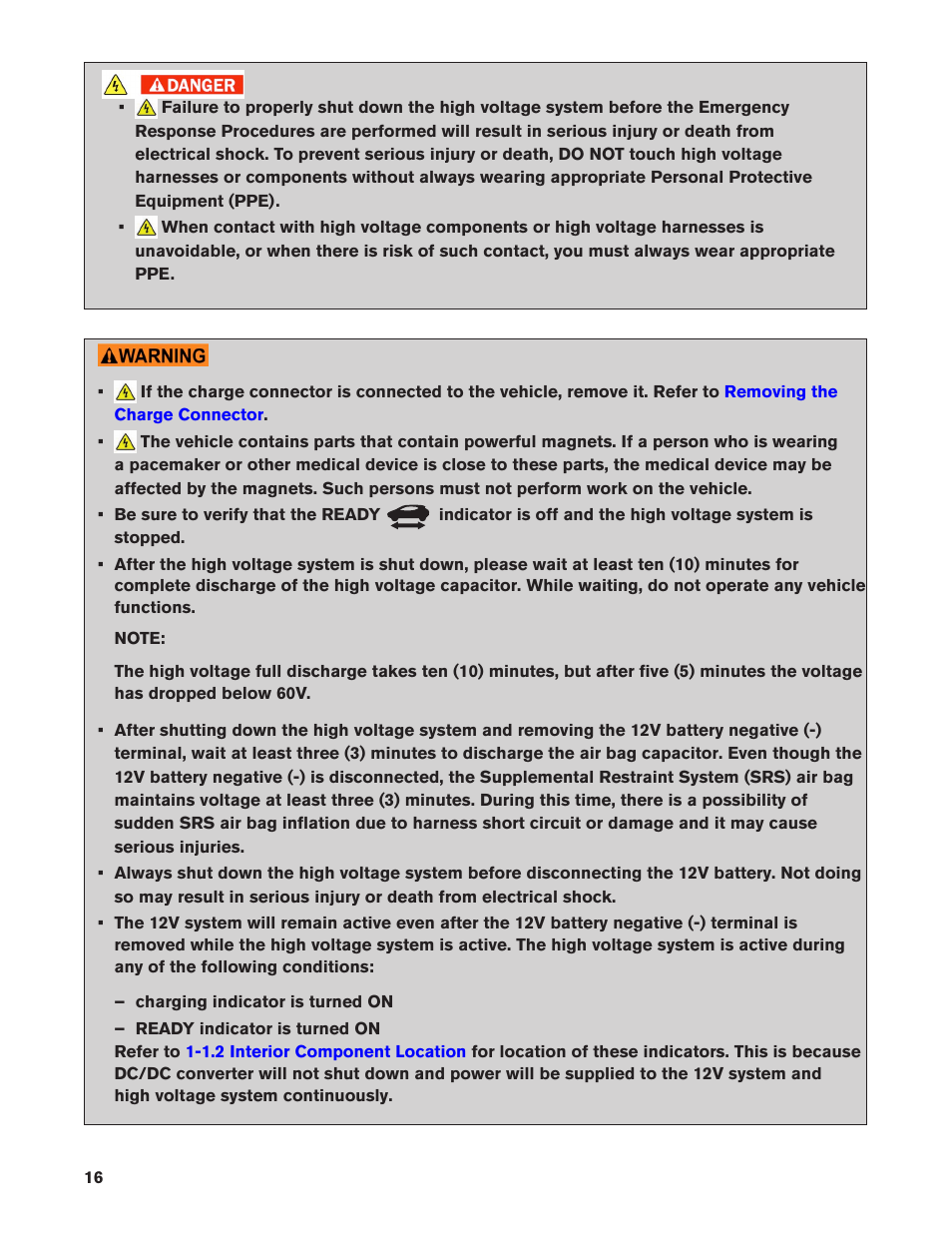 NISSAN 2013 LEAF - First Responder's Guide User Manual | Page 16 / 39