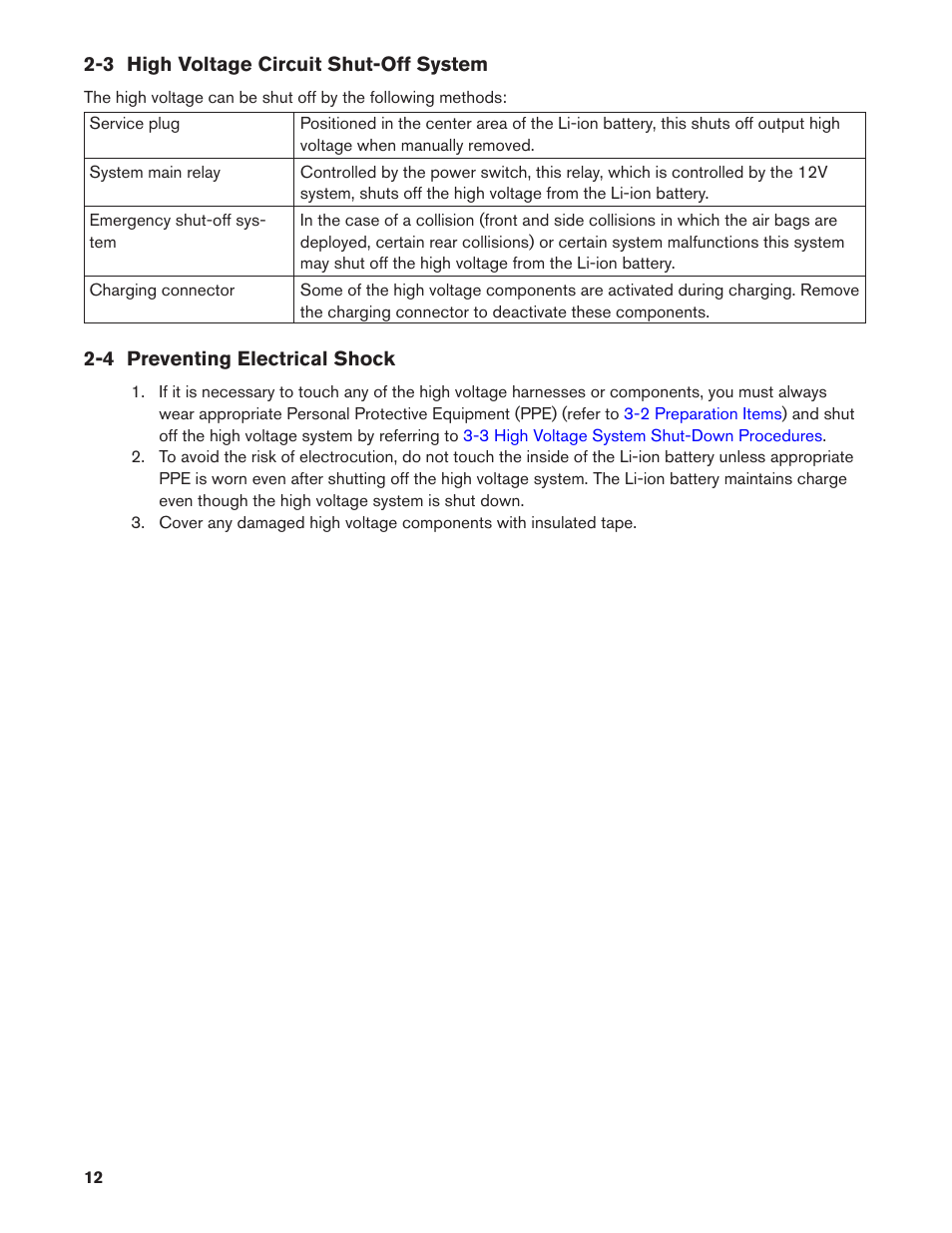 3 high voltage circuit shut-off system, 4 preventing electrical shock | NISSAN 2013 LEAF - Dismantling Guide User Manual | Page 12 / 44