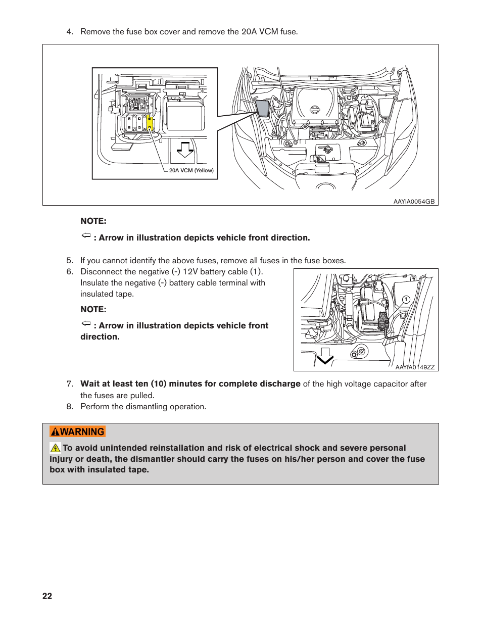 NISSAN 2013 LEAF - Dismantling Guide User Manual | Page 22 / 44