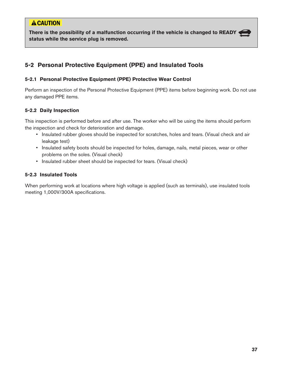 2.2 daily inspection, 2.3 insulated tools, 2.2. daily inspection | 2.3. insulated tools | NISSAN 2013 LEAF - Dismantling Guide User Manual | Page 37 / 44