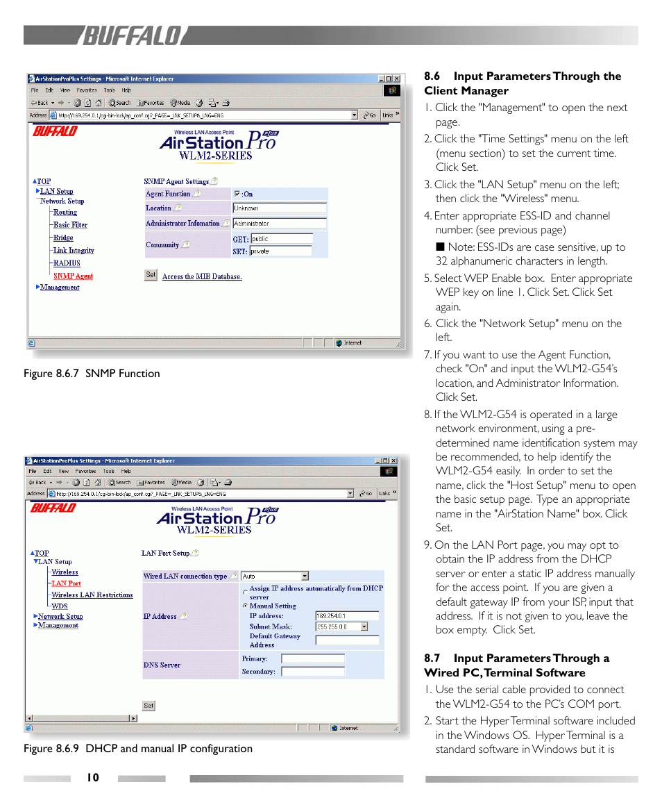 Buffalo Technology Buffalo AirStation Pro Intelligent WLM2-G54 User Manual | Page 15 / 36