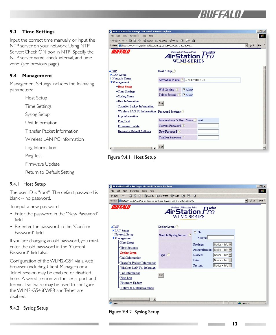 Buffalo Technology Buffalo AirStation Pro Intelligent WLM2-G54 User Manual | Page 18 / 36