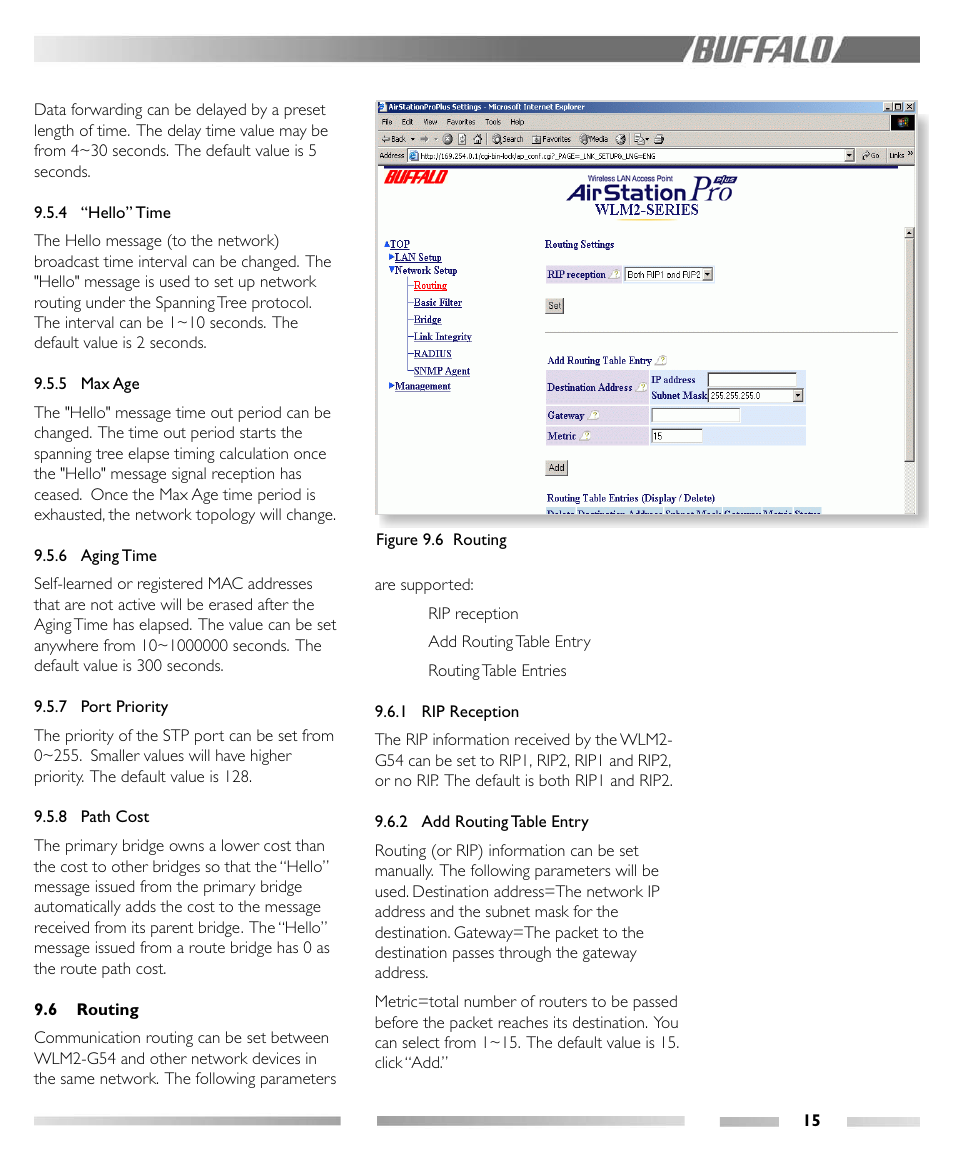 Buffalo Technology Buffalo AirStation Pro Intelligent WLM2-G54 User Manual | Page 20 / 36