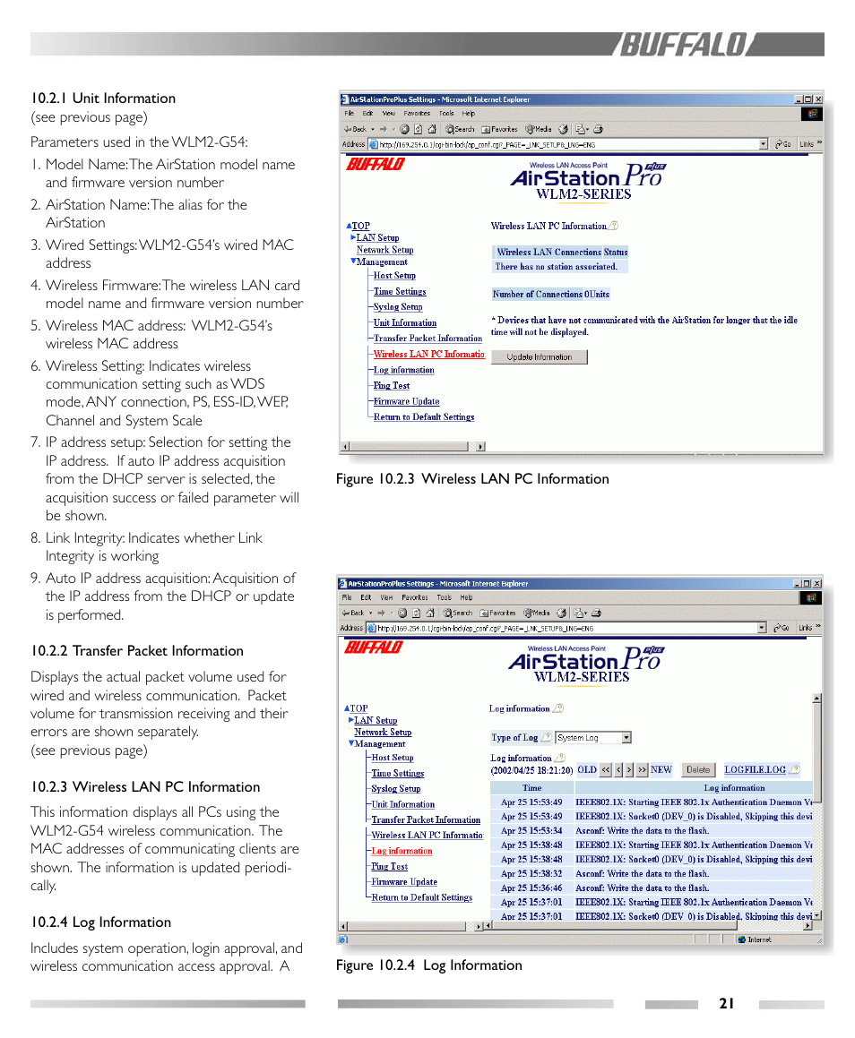 Buffalo Technology Buffalo AirStation Pro Intelligent WLM2-G54 User Manual | Page 26 / 36