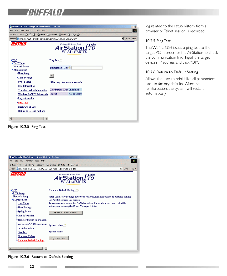 Buffalo Technology Buffalo AirStation Pro Intelligent WLM2-G54 User Manual | Page 27 / 36