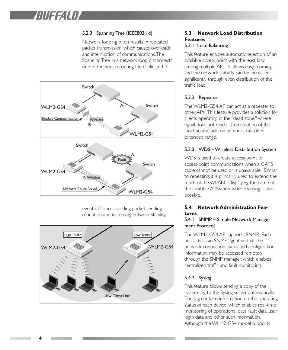 Buffalo Technology Buffalo AirStation Pro Intelligent WLM2-G54 User Manual | Page 9 / 36