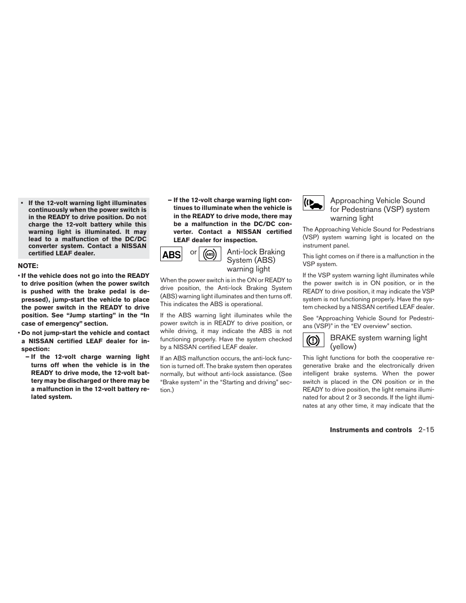 NISSAN 2014 LEAF - Owner's Manual User Manual | Page 150 / 396