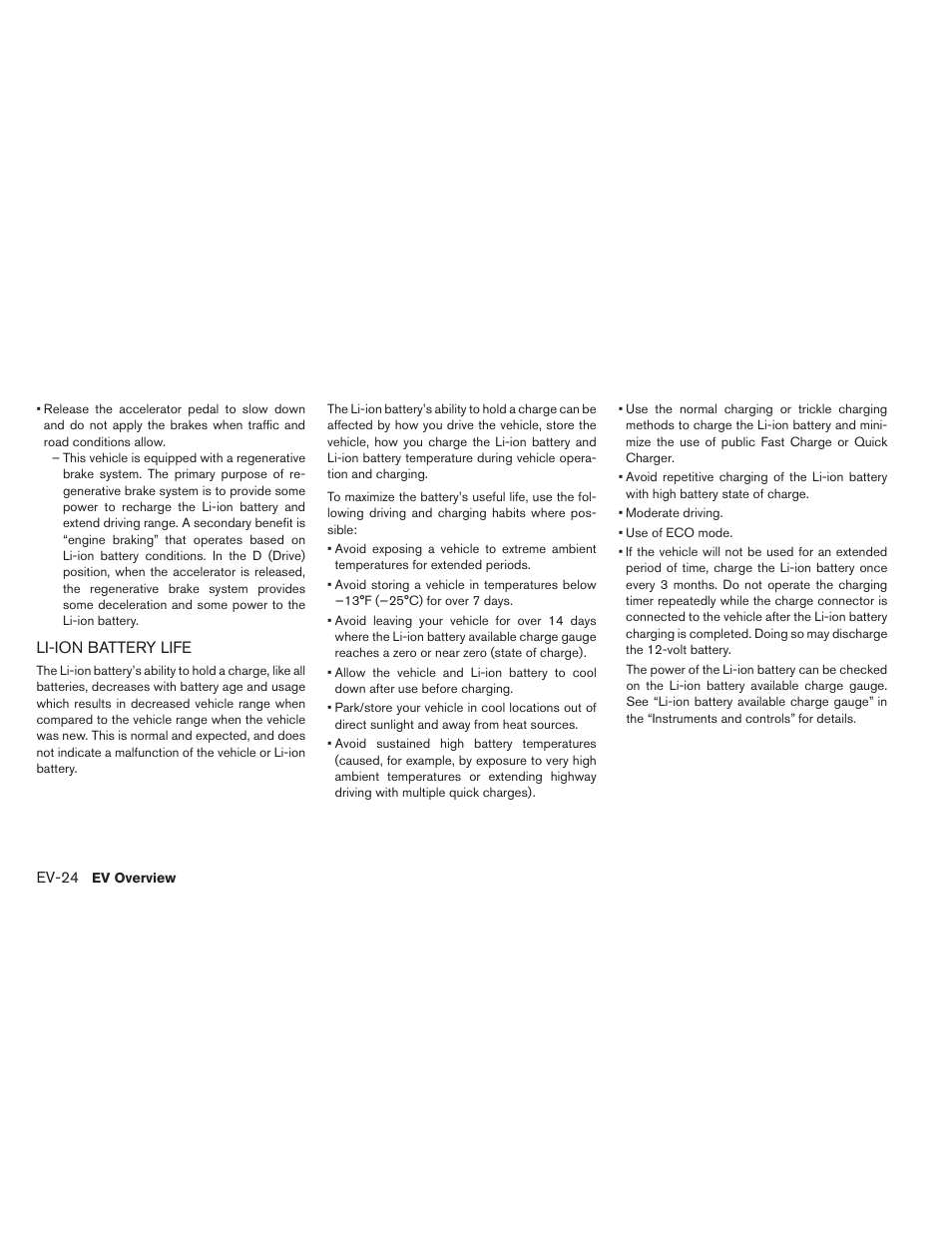 NISSAN 2014 LEAF - Owner's Manual User Manual | Page 43 / 396