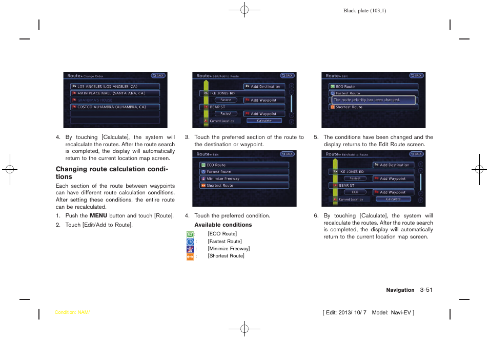 NISSAN 2014 LEAF - Navigation System Owner's Manual User Manual | Page 107 / 286