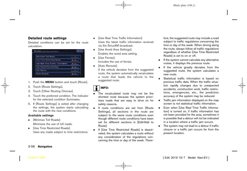 NISSAN 2014 LEAF - Navigation System Owner's Manual User Manual | Page 112 / 286