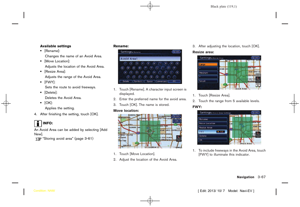 NISSAN 2014 LEAF - Navigation System Owner's Manual User Manual | Page 123 / 286