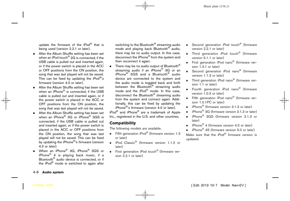 NISSAN 2014 LEAF - Navigation System Owner's Manual User Manual | Page 138 / 286