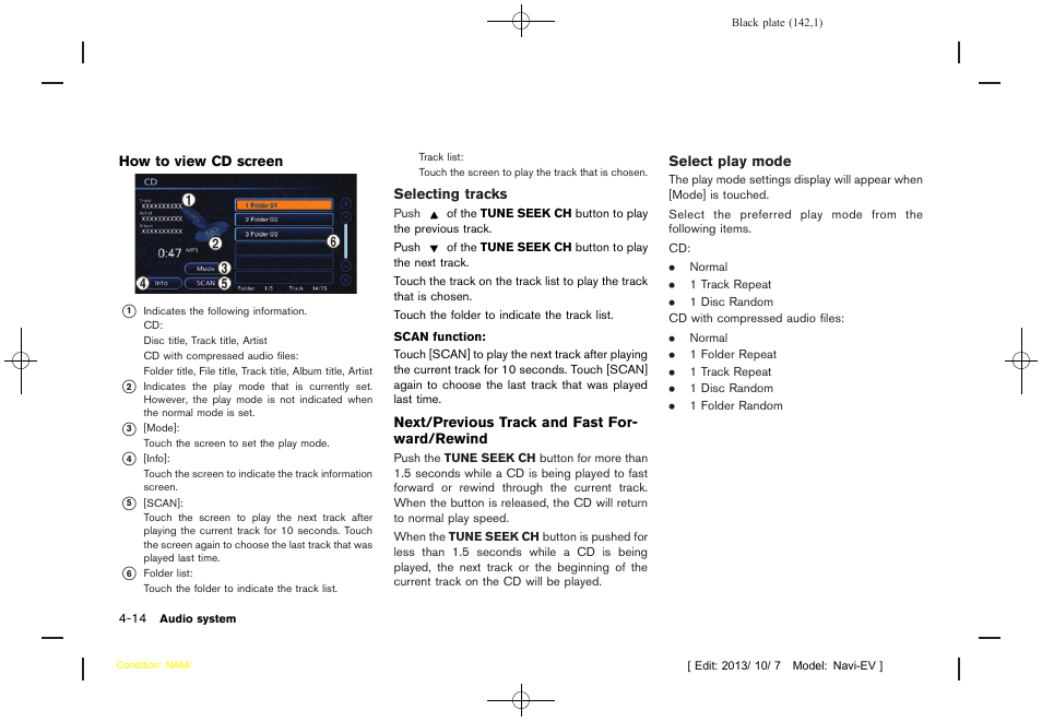 NISSAN 2014 LEAF - Navigation System Owner's Manual User Manual | Page 146 / 286