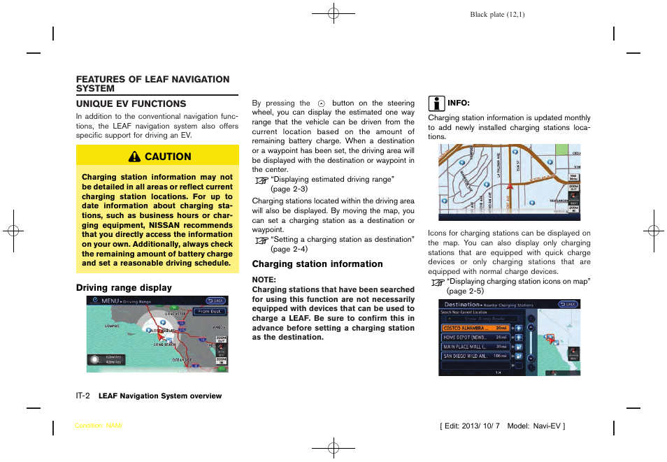 NISSAN 2014 LEAF - Navigation System Owner's Manual User Manual | Page 16 / 286