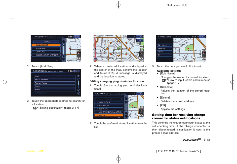 NISSAN 2014 LEAF - Navigation System Owner's Manual User Manual | Page 171 / 286