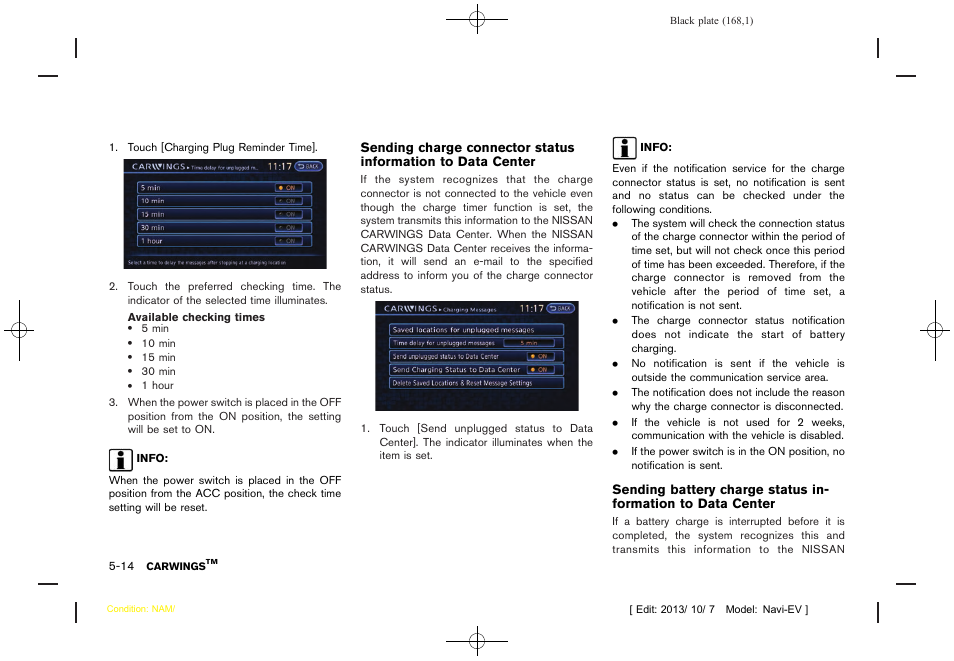 NISSAN 2014 LEAF - Navigation System Owner's Manual User Manual | Page 172 / 286