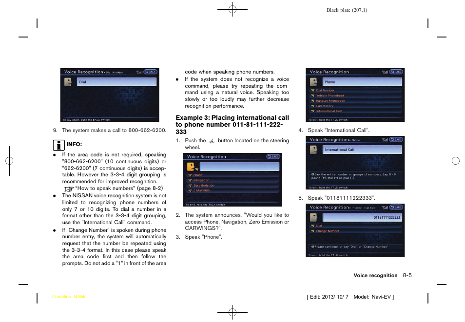 NISSAN 2014 LEAF - Navigation System Owner's Manual User Manual | Page 211 / 286