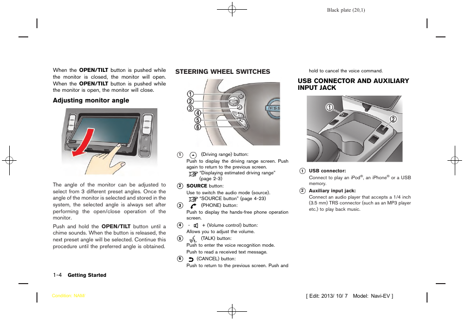 NISSAN 2014 LEAF - Navigation System Owner's Manual User Manual | Page 24 / 286