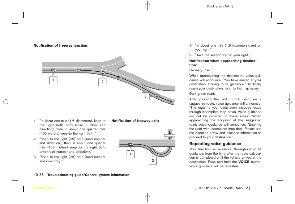 NISSAN 2014 LEAF - Navigation System Owner's Manual User Manual | Page 268 / 286