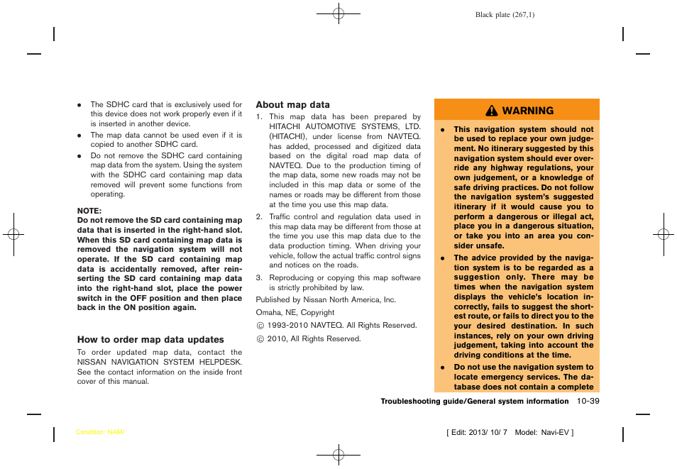 NISSAN 2014 LEAF - Navigation System Owner's Manual User Manual | Page 271 / 286