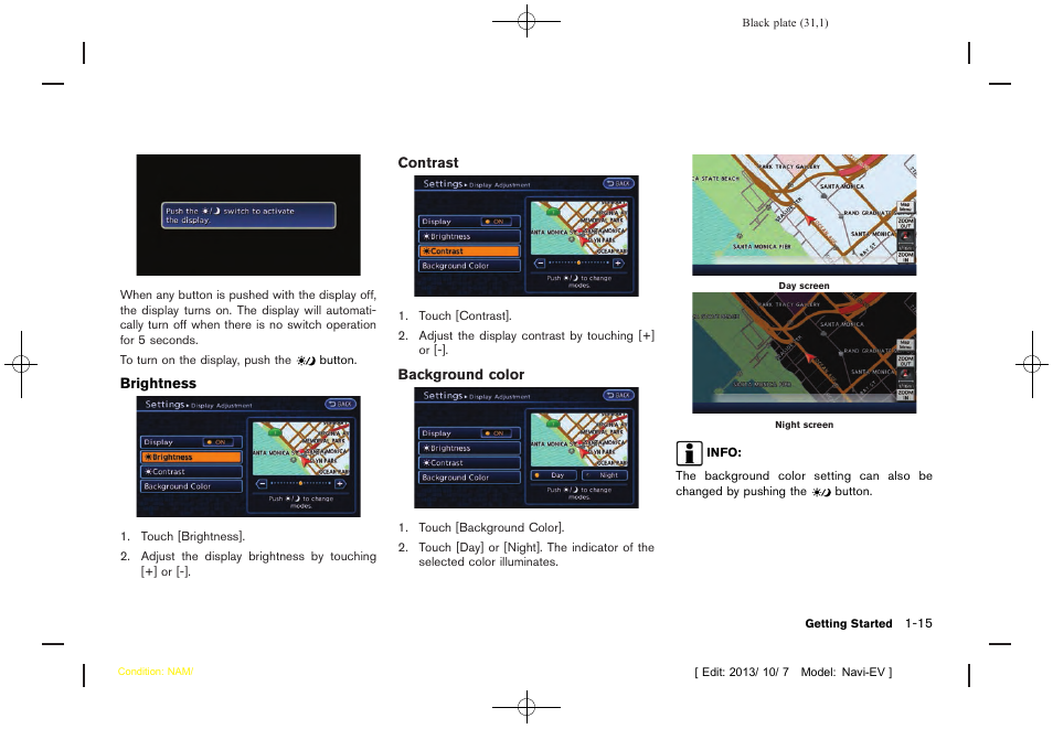 NISSAN 2014 LEAF - Navigation System Owner's Manual User Manual | Page 35 / 286