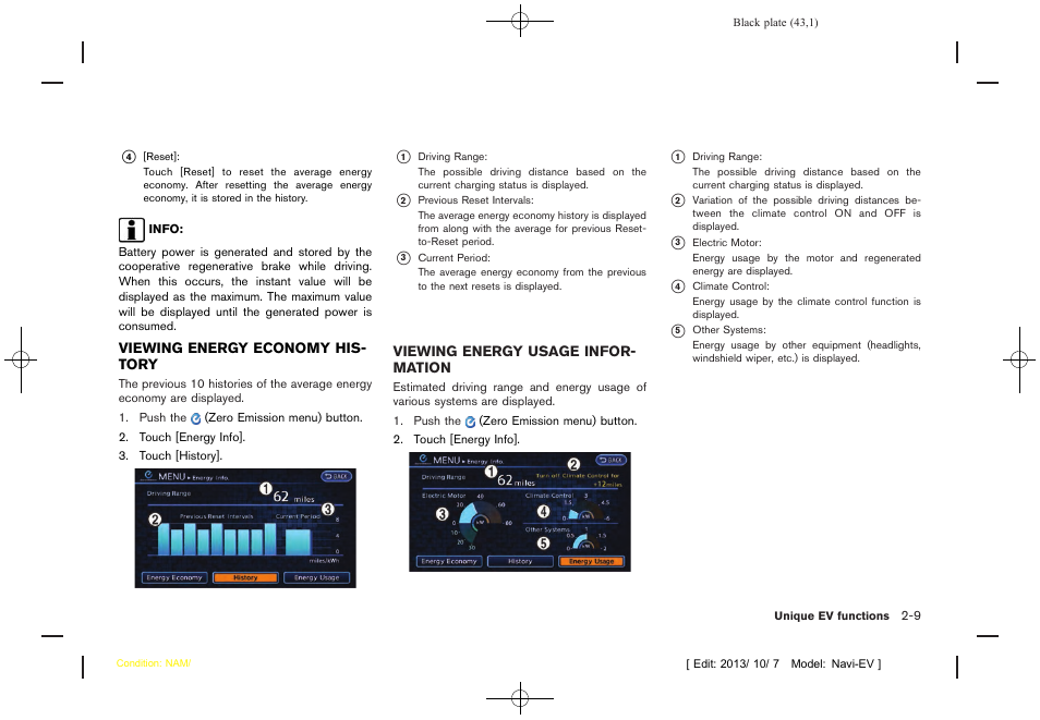 NISSAN 2014 LEAF - Navigation System Owner's Manual User Manual | Page 47 / 286