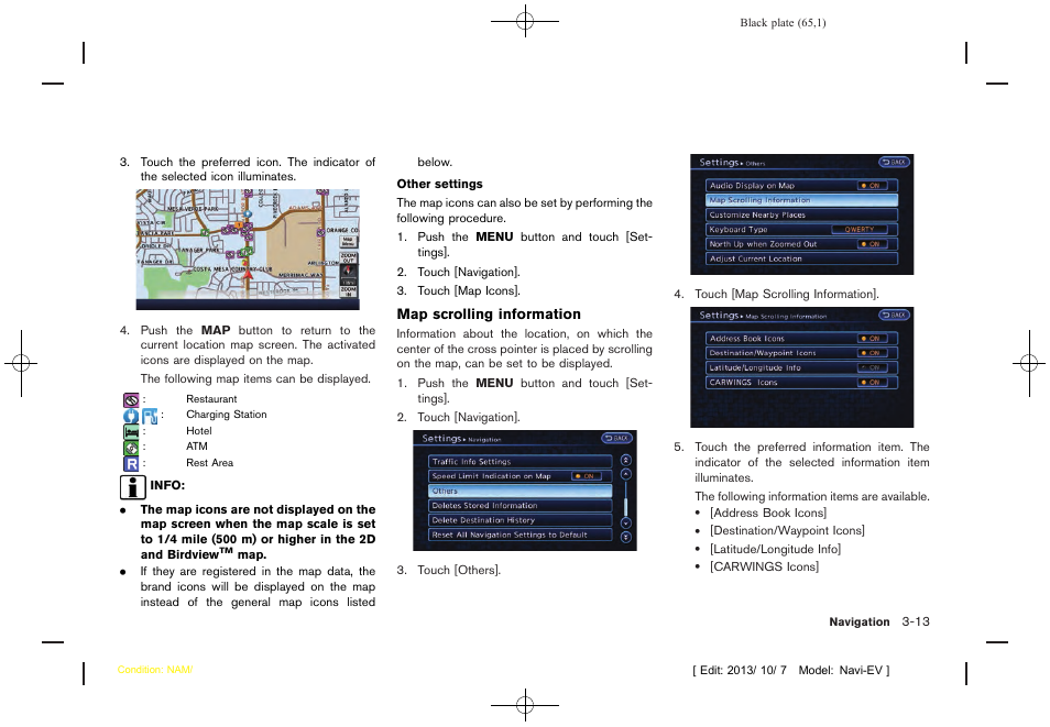 NISSAN 2014 LEAF - Navigation System Owner's Manual User Manual | Page 69 / 286