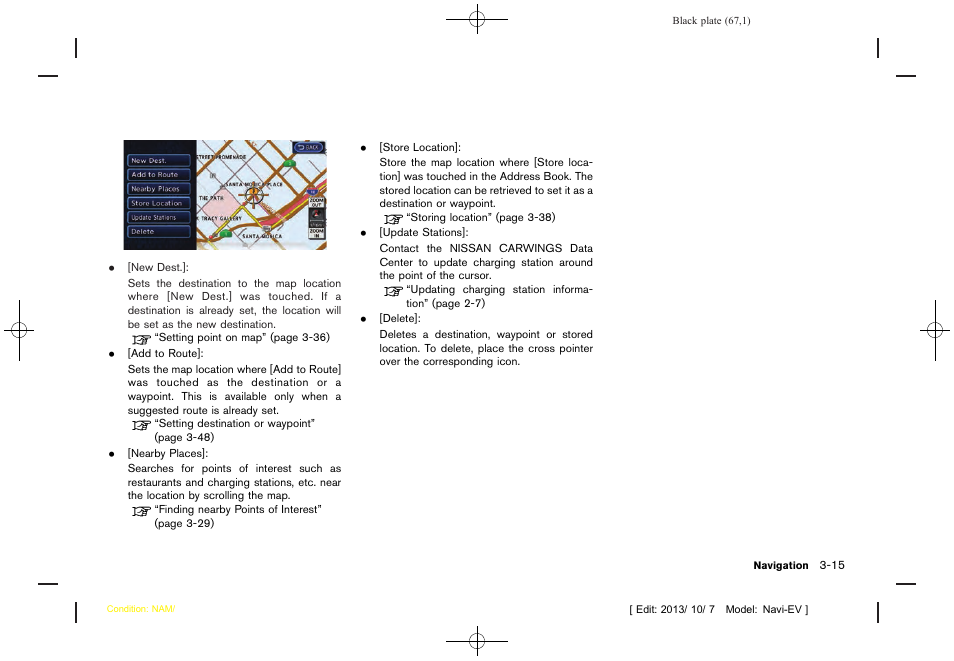 NISSAN 2014 LEAF - Navigation System Owner's Manual User Manual | Page 71 / 286