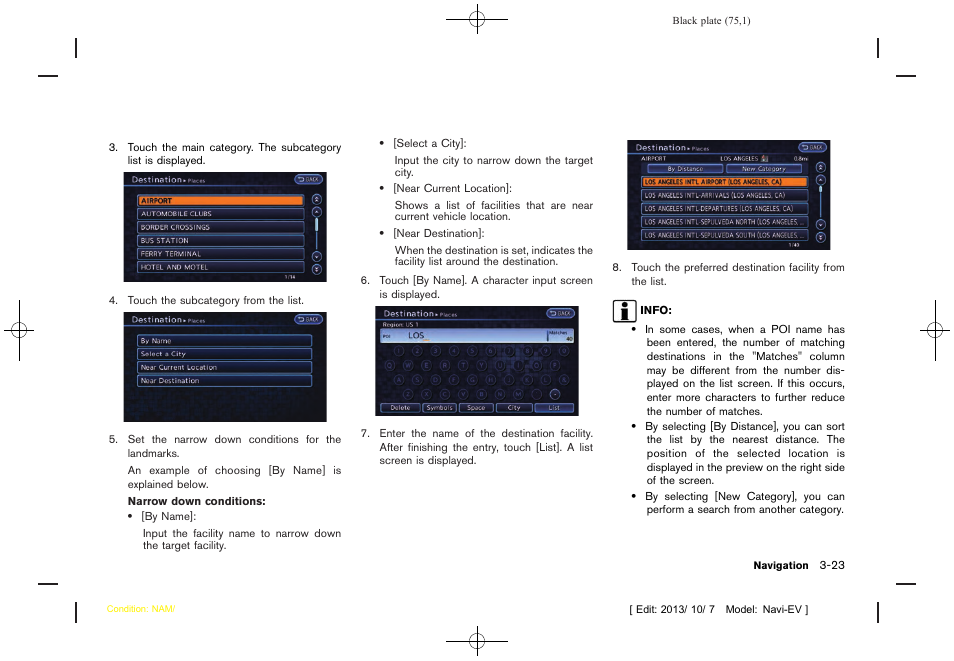 NISSAN 2014 LEAF - Navigation System Owner's Manual User Manual | Page 79 / 286