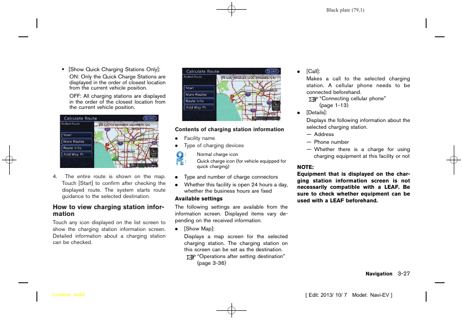 NISSAN 2014 LEAF - Navigation System Owner's Manual User Manual | Page 83 / 286