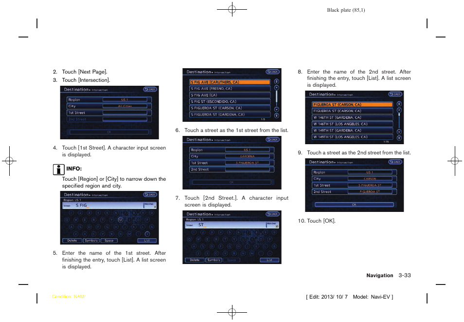NISSAN 2014 LEAF - Navigation System Owner's Manual User Manual | Page 89 / 286