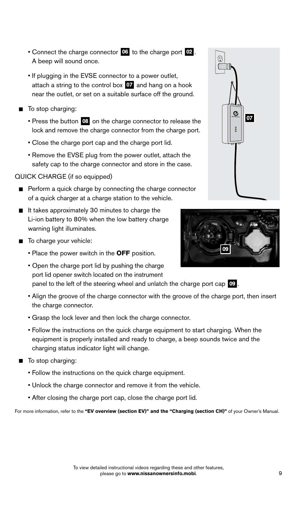 NISSAN 2014 LEAF - Quick Reference Guide User Manual | Page 11 / 27