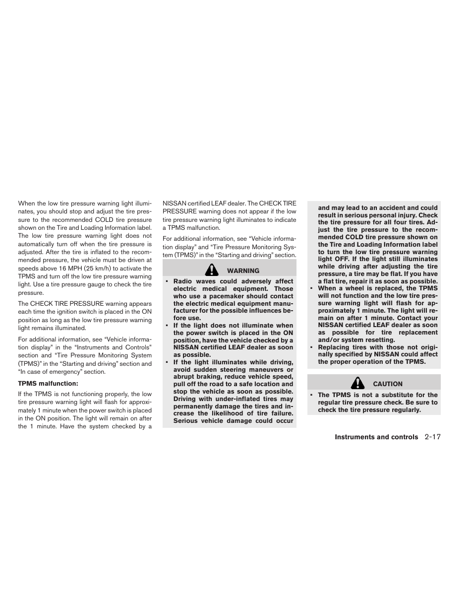 NISSAN 2015 LEAF - Owner's Manual User Manual | Page 154 / 410