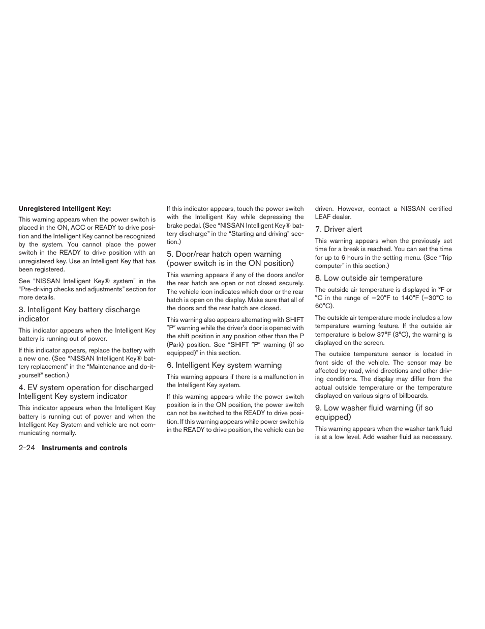 NISSAN 2015 LEAF - Owner's Manual User Manual | Page 161 / 410