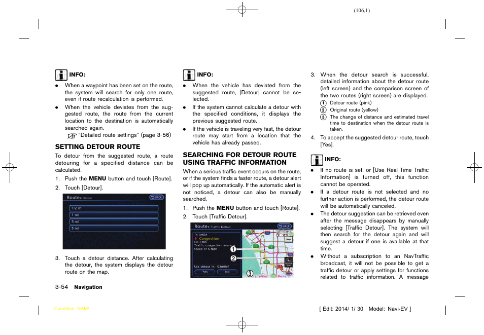 NISSAN 2015 LEAF - Navigation System Owner's Manual User Manual | Page 110 / 279