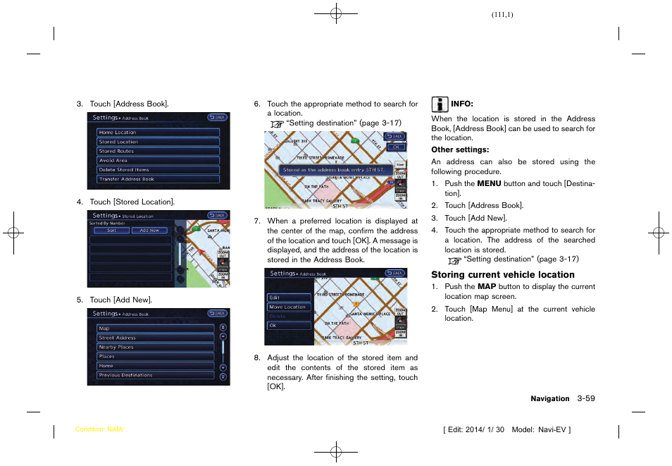 NISSAN 2015 LEAF - Navigation System Owner's Manual User Manual | Page 115 / 279