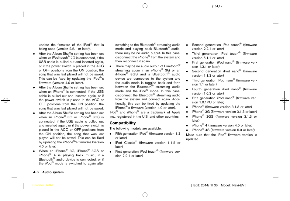 NISSAN 2015 LEAF - Navigation System Owner's Manual User Manual | Page 138 / 279