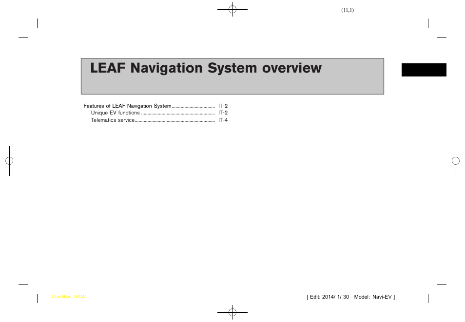 Leaf navigation system overview | NISSAN 2015 LEAF - Navigation System Owner's Manual User Manual | Page 15 / 279